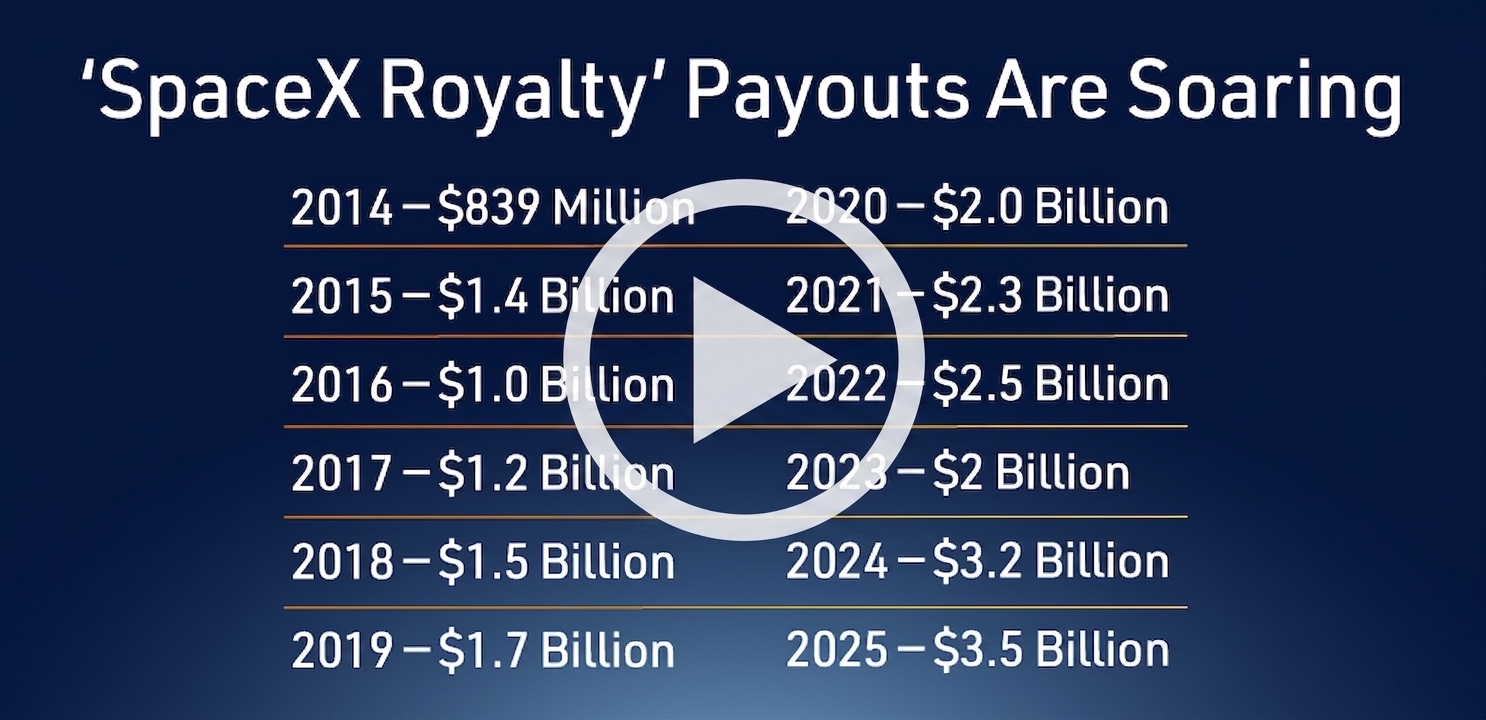 'SpaceX Royalty' Payouts