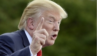 Unicorn - Trump holding up a finger