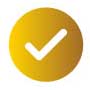gold checkmark