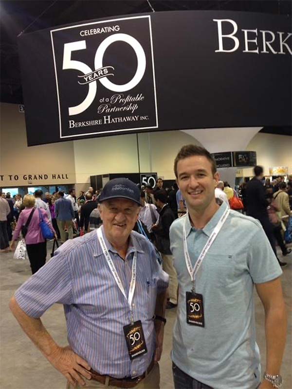 Dr. Mark Skousen meeting with his son Todd