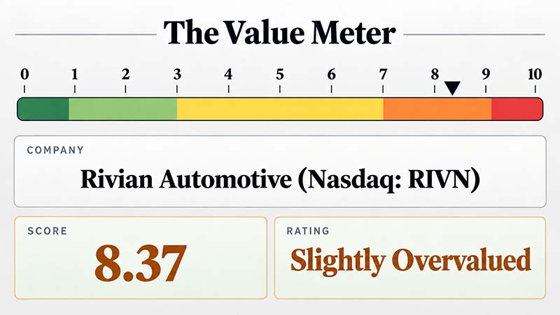 The Value Meter: Rivian Automotive (Nasdaq: RIVN)