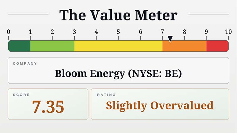 The Value Meter: Bloom Energy (NYSE: BE)